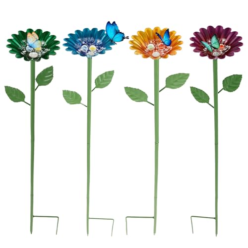 4 Stück Insektentränke, Bunter Bienenbecher für Den Garten, Bee Watering Station, Für Bienen Trinken, Bienen Insekten Trinkbecher fürs Durstige Bestäuber Insect Drinkers 4 Stück Insektentränke, Bunter Bienenbecher für Den Garten, Bee Watering Station, Für Bienen Trinken, Bienen Insekten Trinkbecher fürs Durstige Bestäuber Insect Drinkers von Sutowe