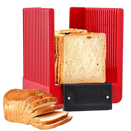Brotschneider, faltbarer Brotschneider für hausgemachtes Brot, Lebensmittelqualität, Kunststoff, Brot, Sandwich, Schneider, gleichmäßiges Schneiden, multifunktionaler Brotschneider für Küche, Gemüse Brotschneider, faltbarer Brotschneider für hausgemachtes Brot, Lebensmittelqualität, Kunststoff, Brot, Sandwich, Schneider, gleichmäßiges Schneiden, multifunktionaler Brotschneider für Küche, Gemüse von Sutowe
