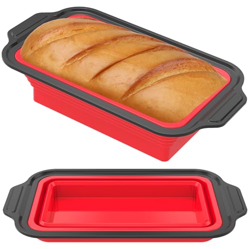Silikonform Brotbackform, 2 Stück Antihaftende Silikon Backform, 31x 17.2x 7cm Mini Kastenform Kuchenform Brotbackform Tortenform Toastbrot Backform, Silikonform Brotform für Backzubehör Set Silikonform Brotbackform, 2 Stück Antihaftende Silikon Backform, 31x 17.2x 7cm Mini Kastenform Kuchenform Brotbackform Tortenform Toastbrot Backform, Silikonform Brotform für Backzubehör Set von Sutowe