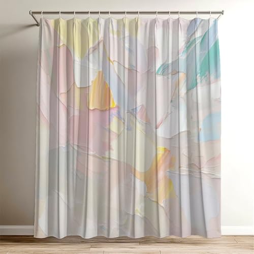 Duschvorhang Farbig, Duschvorhang Modern 200 x 240 cm, Duschvorhänge Badewannenvorhang Shower Curtain mit 12 Duschvorhangringen, Wasserdicht Duschvorhänge Textil, Bad Vorhang Polyester Stoff Wy-632 Duschvorhang Farbig, Duschvorhang Modern 200 x 240 cm, Duschvorhänge Badewannenvorhang Shower Curtain mit 12 Duschvorhangringen, Wasserdicht Duschvorhänge Textil, Bad Vorhang Polyester Stoff Wy-632 von Suuiizaa