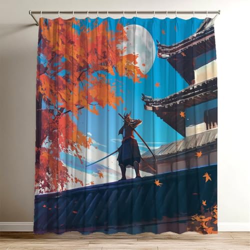 Duschvorhang Japan, Duschvorhang Sonnenuntergang 180 x 240 cm, Duschvorhänge Badewannenvorhang Shower Curtain mit 12 Duschvorhangringen, Wasserdicht Duschvorhänge, Bad Vorhang für Badezimmer Wy-660 Duschvorhang Japan, Duschvorhang Sonnenuntergang 180 x 240 cm, Duschvorhänge Badewannenvorhang Shower Curtain mit 12 Duschvorhangringen, Wasserdicht Duschvorhänge, Bad Vorhang für Badezimmer Wy-660 von Suuiizaa
