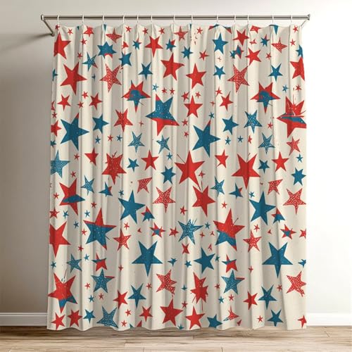 Duschvorhang Rot, Duschvorhang Sternenhimmel 120 x 180 cm, Duschvorhänge Badewannenvorhang Shower Curtain mit 12 Duschvorhangringen, Wasserdicht Duschvorhänge Textil, Badezimmer Polyester Stoff Wy-642 Duschvorhang Rot, Duschvorhang Sternenhimmel 120 x 180 cm, Duschvorhänge Badewannenvorhang Shower Curtain mit 12 Duschvorhangringen, Wasserdicht Duschvorhänge Textil, Badezimmer Polyester Stoff Wy-642 von Suuiizaa