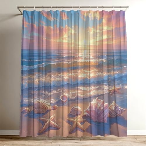 Duschvorhang Sonnenuntergang Duschvorhang 180x200 cm, Waschbar Polyester Stoff für Shower Curtains, Wasserdicht Badewannenvorhang Vertr mit 12 Duschvorhangringe, Duschvorhänge für Badezimmer Wy-651 Duschvorhang Sonnenuntergang Duschvorhang 180x200 cm, Waschbar Polyester Stoff für Shower Curtains, Wasserdicht Badewannenvorhang Vertr mit 12 Duschvorhangringe, Duschvorhänge für Badezimmer Wy-651 von Suuiizaa