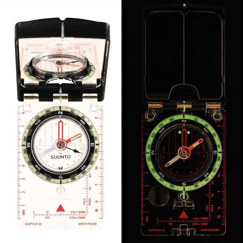 SUUNTO MC-2 360 G/D/L Kartenkompass Wander Peil Spiegel Kompass – Taschenkompass von Suunto
