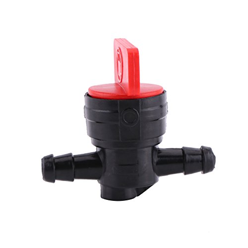 Kraftstoffhahn Kunststoff Universal 6mm Inline EIN/Aus Kraftstoffhahn für 1/4 Schlauch von Suuonee