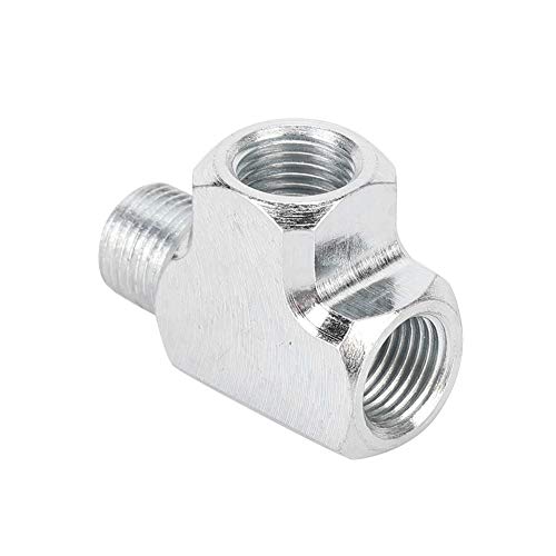 Öl-Wasser-Sensor, Öl-Wasser-Sensor Manometer und Adapter T-Typ T-Rohrverschraubung 1/8 T-3-Wege von Suuonee