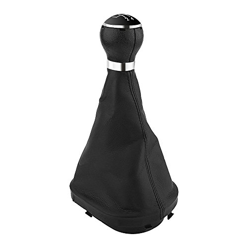 Suuonee Schaltknauf Gaiter, 5-Gang Auto Schaltknauf Schalthebel Gaiter Boot Kit Für 2003-2010 II 2 MK2 von Suuonee