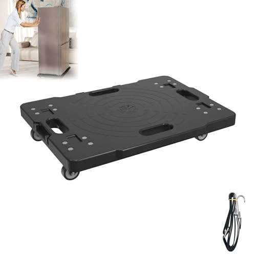 Suusolny 1 Stück Modulares Rollbrett 52x39 cm - 360° Drehrollen | 150 kg Traglast | Möbelroller splißbar für Transport & Umzug mit 1 Seilen Suusolny 1 Stück Modulares Rollbrett 52x39 cm - 360° Drehrollen | 150 kg Traglast | Möbelroller splißbar für Transport & Umzug mit 1 Seilen von Suusolny
