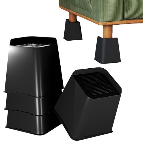 Suusolny 4 Stück Möbelerhöhungen L-Form Möbelerhöhung Robuste Betterhöhung 15 cm / 6 inch Hubhöhe Sofa-Erhöhung Tischerhöhung Erhöhung Möbelfüße für Couchtisch Schreibtisch Esstisch Bücherregal Suusolny 4 Stück Möbelerhöhungen L-Form Möbelerhöhung Robuste Betterhöhung 15 cm / 6 inch Hubhöhe Sofa-Erhöhung Tischerhöhung Erhöhung Möbelfüße für Couchtisch Schreibtisch Esstisch Bücherregal von Suusolny