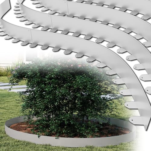 Suusolny Flexible Verzinkte Rasenkante Metall Beeteinfassung mit Befestigungsnägel Wetterbeständige Rasenabgrenzung Gezacktes Design Blumenbeet Umrandung für Gärten Landschaftsbau - Silber - 10cmx10m Suusolny Flexible Verzinkte Rasenkante Metall Beeteinfassung mit Befestigungsnägel Wetterbeständige Rasenabgrenzung Gezacktes Design Blumenbeet Umrandung für Gärten Landschaftsbau - Silber - 10cmx10m von Suusolny