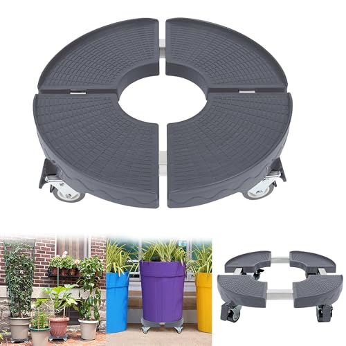 Suusolny Grau Pflanzenroller Blumenroller Einstellbar Ø 39-52cm bis 300 kg Untersetzer Pflanzentopf Blumentopf Blumentopfständer für Außenbereich Innenbereich Suusolny Grau Pflanzenroller Blumenroller Einstellbar Ø 39-52cm bis 300 kg Untersetzer Pflanzentopf Blumentopf Blumentopfständer für Außenbereich Innenbereich von Suusolny