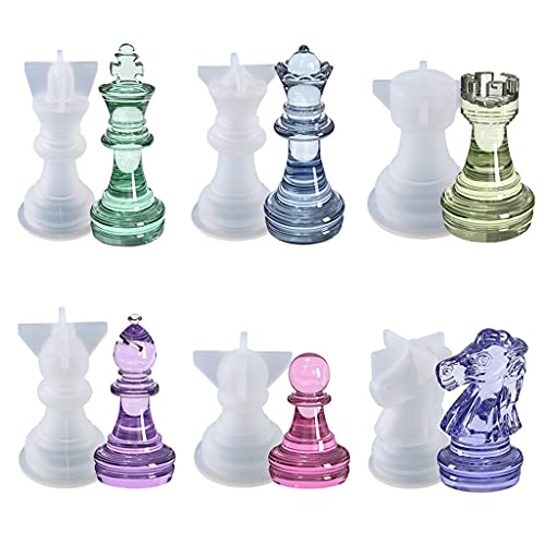 Internationales Schach Silikonform Epoxidharz Resin Silikonform Mold Gießform Internationales Schach Silikonform Epoxidharz Resin Silikonform Mold Gießform von Suweqi