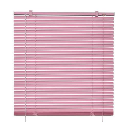 Aluminium Jalousien Für Fenster Jalousie 45/50/60/70/80/90/115/120cm,Horizontale Jalousette Rosa,Verdunkelungs Jalousetten,25mm Lamellen Vorhänge,Für Bad Küche Schlafzimmer,W×H-90×170cm(35*67in) von Suwooy