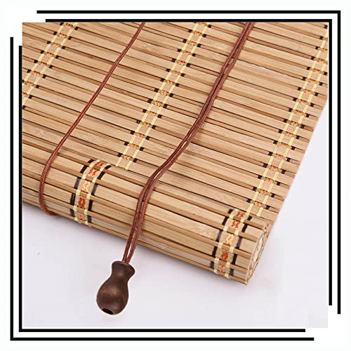 Bambusrollo Natur,60% Lichtfilternde Rollläden,Retro Dekorative Vorhänge,Rollo Bambus Für Innen Aussenbereich,45-150cm Breit,Raffrollos,Atmungsaktiver Sonnenschutz Jalousien,W×H-45×150cm/18×59in Bambusrollo Natur,60% Lichtfilternde Rollläden,Retro Dekorative Vorhänge,Rollo Bambus Für Innen Aussenbereich,45-150cm Breit,Raffrollos,Atmungsaktiver Sonnenschutz Jalousien,W×H-45×150cm/18×59in von Suwooy