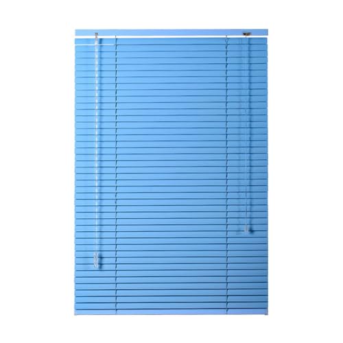Jalousien Für Fenster,Metall Aluminium Jalousie Blau 50cm 80cm 100cm 115cm 120cm 150cm Breit,Verdunkelungs/Wärmedämmungs Jalousette,Horizontale Innen Jalousetten,Sichtschutz,W×H-140×150cm(55*59in) von Suwooy