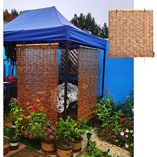 Suwooy Handgewebter Natürlicher Schilfvorhang,Rollo Bambus,Raffrollos,Dekorative Bambusrollos Im Retro-Stil,Sonnenschutzrollos,Rollläden,Atmungsaktiv,UV-Schutz,60x60cm/23.5x24in Suwooy Handgewebter Natürlicher Schilfvorhang,Rollo Bambus,Raffrollos,Dekorative Bambusrollos Im Retro-Stil,Sonnenschutzrollos,Rollläden,Atmungsaktiv,UV-Schutz,60x60cm/23.5x24in von Suwooy