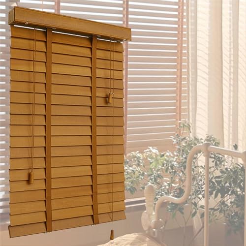 Suwooy Jalousien Aus Holz,Horizontal Jalousie, Verdunkelungsrollos,50mm Lamellen Massivholz Jalousette 45cm 50cm 60cm 70cm 80cm 90cm 100cm 115cm 120cm Jalousetten,Für Fenster,W×H-90x150cm/35.5x59in Suwooy Jalousien Aus Holz,Horizontal Jalousie, Verdunkelungsrollos,50mm Lamellen Massivholz Jalousette 45cm 50cm 60cm 70cm 80cm 90cm 100cm 115cm 120cm Jalousetten,Für Fenster,W×H-90x150cm/35.5x59in von Suwooy
