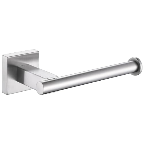 Suyar Toilettenpapierhalter aus gebürstetem Nickel, SUS 304 Edelstahl, Wandhalterung, Papierrollenhalter für Badezimmer, offener Arm-Stil Suyar Toilettenpapierhalter aus gebürstetem Nickel, SUS 304 Edelstahl, Wandhalterung, Papierrollenhalter für Badezimmer, offener Arm-Stil von Suyar