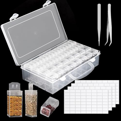 Suynauetev 48 Slots Saatgut Aufbewahrung Zwei Typen Saatgut Box Saatgutbox Saatgut Aufbewahrungsbox Geeignet für Chili Samen Gemüsesamen Basilikum Samen mit Etikettenpapier und Pinzette (Transparent) Suynauetev 48 Slots Saatgut Aufbewahrung Zwei Typen Saatgut Box Saatgutbox Saatgut Aufbewahrungsbox Geeignet für Chili Samen Gemüsesamen Basilikum Samen mit Etikettenpapier und Pinzette (Transparent) von Suynauetev