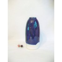 Tiefblaue Vase von SuzannesPotteryFarm