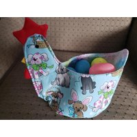 Hühnerkorb | Eine | 1 Handarbeit 100% Baumwolle Perfekt Für Ostern Kostenloser Us-Versand Hühnerkorb | Eine | 1 Handarbeit 100% Baumwolle Perfekt Für Ostern Kostenloser Us-Versand von SuzannesStrings