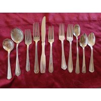 Versilbertes Besteck 11 Stück Verschiedenes | #0317 von Suzannesgold