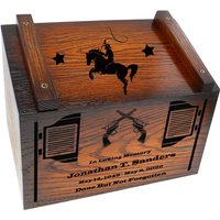 Western Rodeo Ammo Box Feuerbestattung Urne von SuzieQUrns