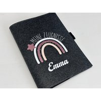 Zeugnismappe A4 "Meine Zeugnisse" - Personalisiertes Geschenk Geschenkidee Zur Einschulung von SuzisHandmadeDesign
