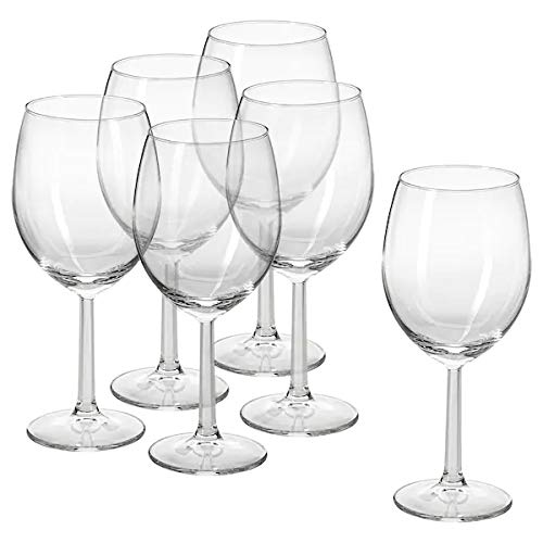 Svalka Rotweinglas im 6er-Set Gläserset mit sechs Rotweingläsern - mit 44cl Inhalt - 20 cm hoch - spülmaschinenfest von IKEA