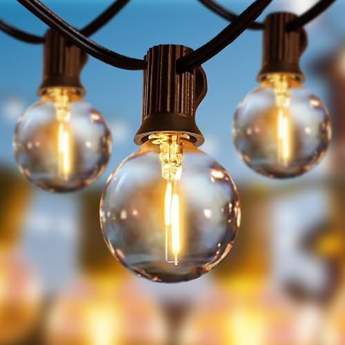 Svater Lichterkette Außen, G40 30M Lichterkette Glühbirnen LED mit 50+2 Kunststoff Bruchsicher Birnen, Wasserdicht Outdoor Lichterkette Strom für Garten, Terrasse, Hochzeit, Party, 2700K Warmweiß Svater Lichterkette Außen, G40 30M Lichterkette Glühbirnen LED mit 50+2 Kunststoff Bruchsicher Birnen, Wasserdicht Outdoor Lichterkette Strom für Garten, Terrasse, Hochzeit, Party, 2700K Warmweiß von Svater