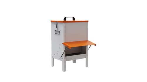 Svauoumu 22 kg Automatischer Futterautomat Hühner Wandmontierter Geflügelfutterautomat, kein Abfallgeflügelfutterautomat, Hochbelastbarer Regenfester Futterautomat für Hühner, Enten, Gänseputen Svauoumu 22 kg Automatischer Futterautomat Hühner Wandmontierter Geflügelfutterautomat, kein Abfallgeflügelfutterautomat, Hochbelastbarer Regenfester Futterautomat für Hühner, Enten, Gänseputen von Svauoumu