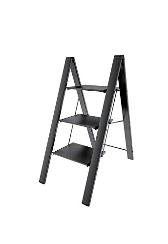 Svelt Aero Light Aluminium Tritthocker 3 Stufen Schwarz Svelt Aero Light Aluminium Tritthocker 3 Stufen Schwarz von Svelt