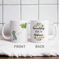 Fernfreundschaftsgeschenk, Wahre Freundschaft Kennt Keine Entfernung, Personalisierte Becher Von Zustand Zu Zustand, Bester Freund Geschenk von SvenHStore