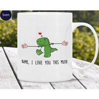 Niedliche Dinosaurier-Becher, T-Rex Ich Liebe Dich So Sehr, Becher Für Kind-Jungen-Sohn-Bruder-Enkel, Dinosaurier-Liebhaber-Geburtstagsgeschenk von SvenHStore