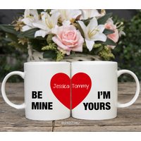 Personalisierte Becher Geschenk Für Paar, Be Mine I'm Your Valentines Paar Geschenkidee, Liebhaber, Valentinstag Ihn Her von SvenHStore