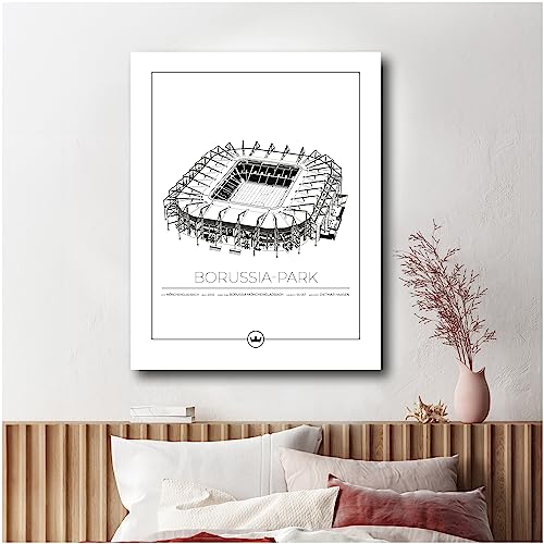 Sverigemotiv.se Stadium Posters (Borussia Mönchengladbach - Borussia Park, 50x70 cm) von Sverigemotiv.se