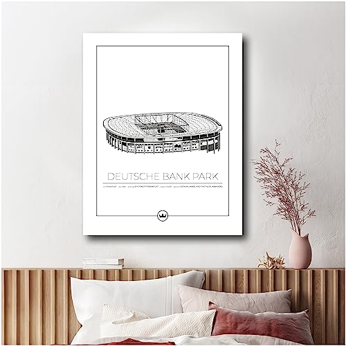 Sverigemotiv.se Stadium Posters (Eintracht Frankfurt - Deutsche Bank Park, 40x50 cm) von Sverigemotiv.se