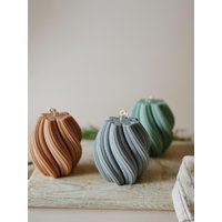 Gedrehte Wirbelkerzen | Tanzende Kugel 100% Natürliches Rapswachs Handgefertigt Gedrehte Wirbelkerzen | Tanzende Kugel 100% Natürliches Rapswachs Handgefertigt von SvitloCandles