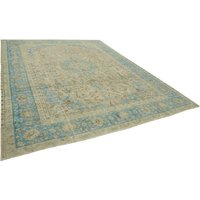 10x13 Handgemachter Blauer Teppich, Großer Bereich Großer Vintage Esszimmer Natürlicher Oversize Rustikaler Dekor Teppich von SvonyHome