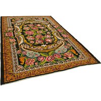 Großer Kelim Teppich, Kilim, Wollteppich, Wollteppich von SvonyHome