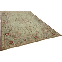 Handgefertigter Großer Teppich Handgefertigt - Handgeknüpfter Wollteppich Im Vintage Stil von SvonyHome