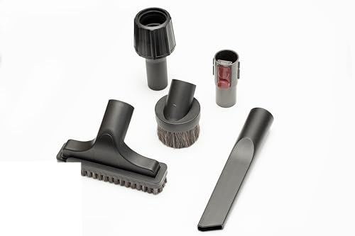 Universal Staubsauger Zubehör Set – 3-teiliges Reinigungsset mit 2 universellen Adaptern (30–38 mm) für runde Anschlüsse & Dyson V7 (3er) von Svoyon