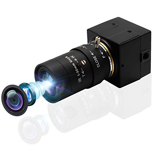 Svpro 1080P USB Webcam mit 5-50mm manuellem Zoomobjektiv, 100fps 480P/60fps 720P /30fps 1080P Hochgeschwindigkeits-USB-Computerkamera für Windoes, MacOS, Linux, Android von Svpro