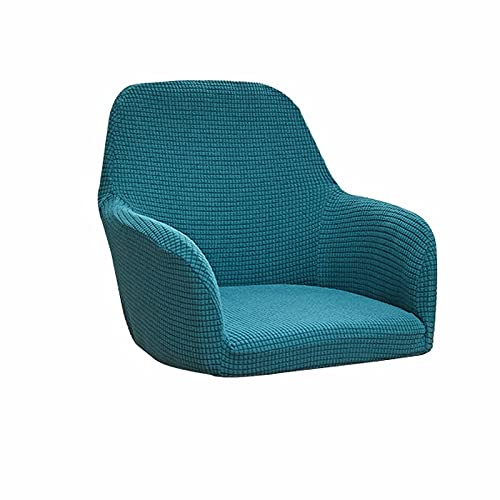 SWJ-swjssb Stretch Stuhlhussen-Bezüge Mit Armlehne 1/2/4/6er Set Büro Hochlehner Stuhlbezug,MaisköRner Samt Cyan Sessel Schonbezug Stihle Sitzauflage,fuir Esszimmer Hochzeit Party Hotel Bankett von SWJ-swjssb