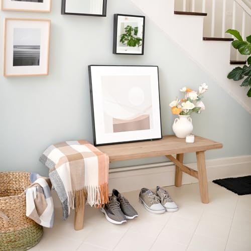 SwallowLiving 109,2 cm Massivholz-Eingangsbank – rustikaler Landhausstil Flur Sitzgelegenheit für Wohnzimmer, Esszimmer, Eingangsbereich – handgefertigt, natürliches Finish SwallowLiving 109,2 cm Massivholz-Eingangsbank – rustikaler Landhausstil Flur Sitzgelegenheit für Wohnzimmer, Esszimmer, Eingangsbereich – handgefertigt, natürliches Finish von SwallowLiving