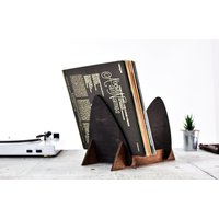 Schallplattenhalter Tisch Schreibtisch Für Loft Holz Stehständer Lp Organizer Aufbewahrungsdisplay Geschenk Musikfan von SwamFactory