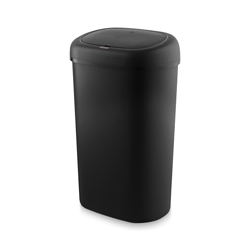 SWAN SWKA4522BLK Recycling-Sensor-Mülleimer, Kunststoff, Schwarz von Swan