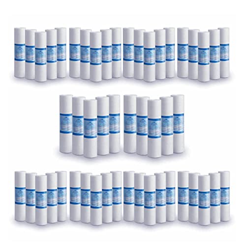 Sedimentfilter 10 Zoll 1 Mikron Ultrafiltration Swan Eliminiert Sand, Schlamm Rostpartikel und suspendierte Verunreinigungen bis zu 1 Mikron aus Polypropylen 50 Stück von Swan