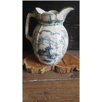 Delph Stoke Pottery Großer Krug von SwansboroughVintage