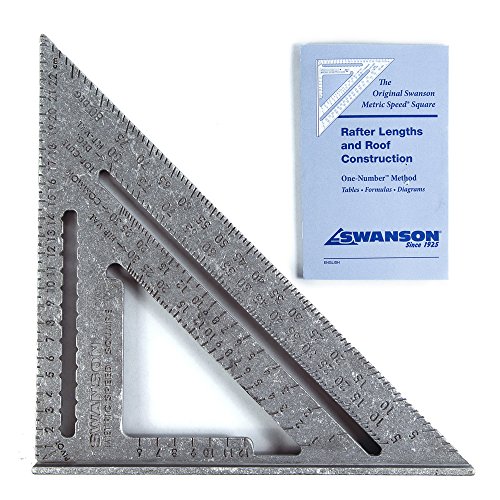 Swanson EU202 METRIC SPEED SQUARE, Grau, 25 cm von Swanson